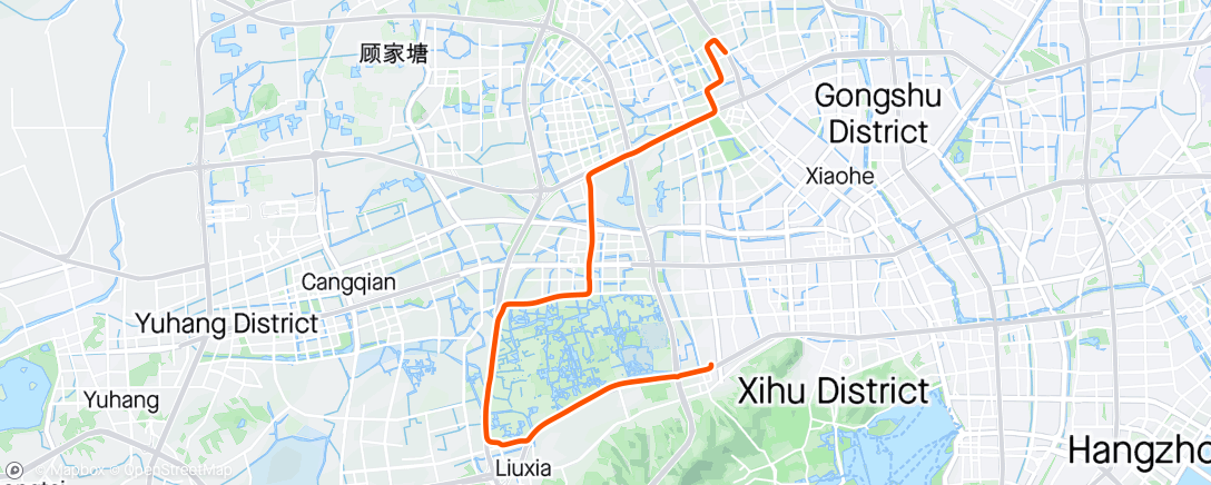 Map of the activity, 绕路下班？