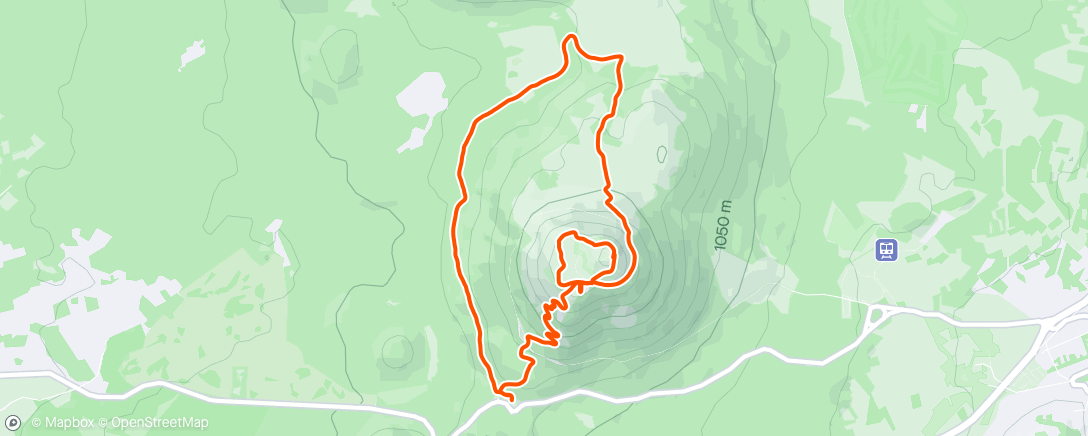 Map of the activity, Le Puy de Dôme sans vue