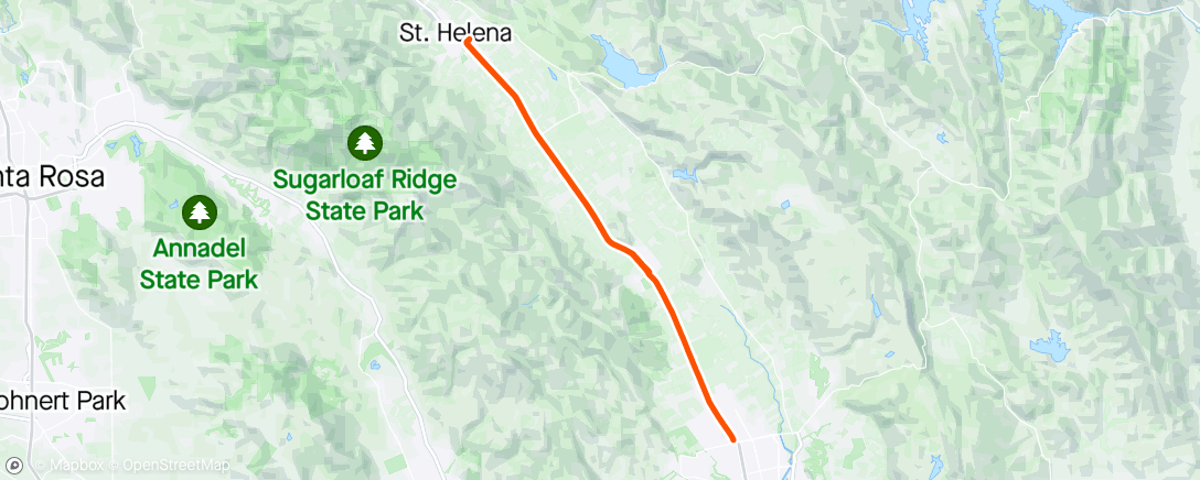 Map of the activity, Napa and Home