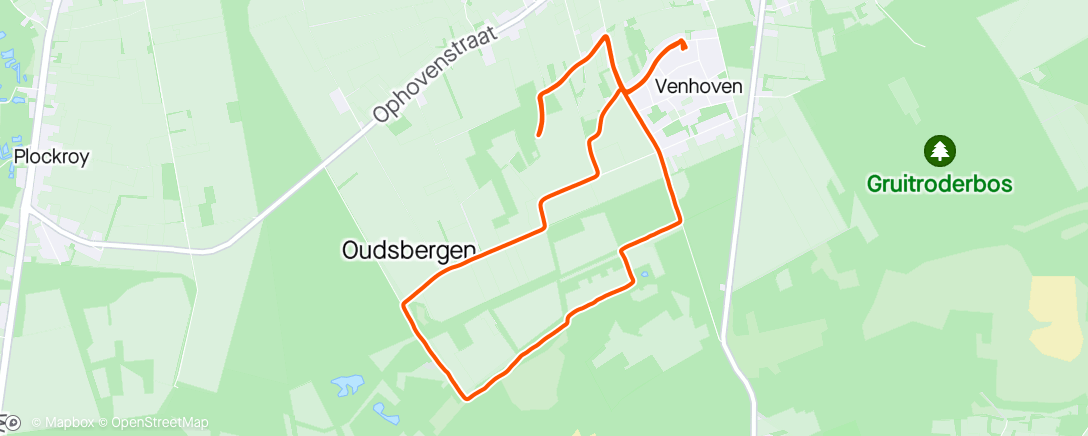 Map of the activity, Ophovenerheide