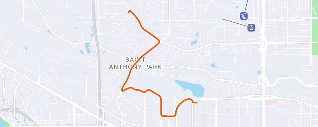 Map of the activity, Errand