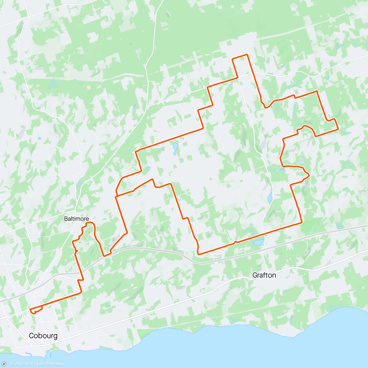 Map of the activity, Groadaling Along