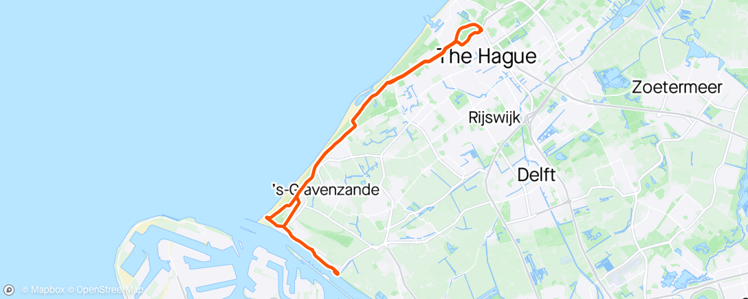 Map of the activity, Ff naar t Maerlantheuveltje