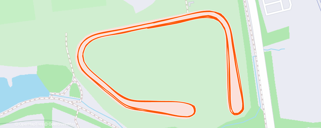 Map of the activity, First time EVER running a sub 16 minute 5K (15:59)