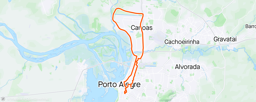 Map of the activity, Biker’s — V&F da lama à fama