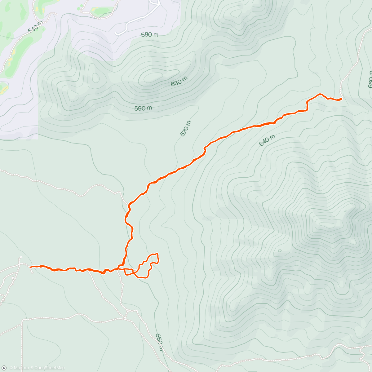 Map of the activity, A run in with Laurel @ Wild Bunch Desert Tours.