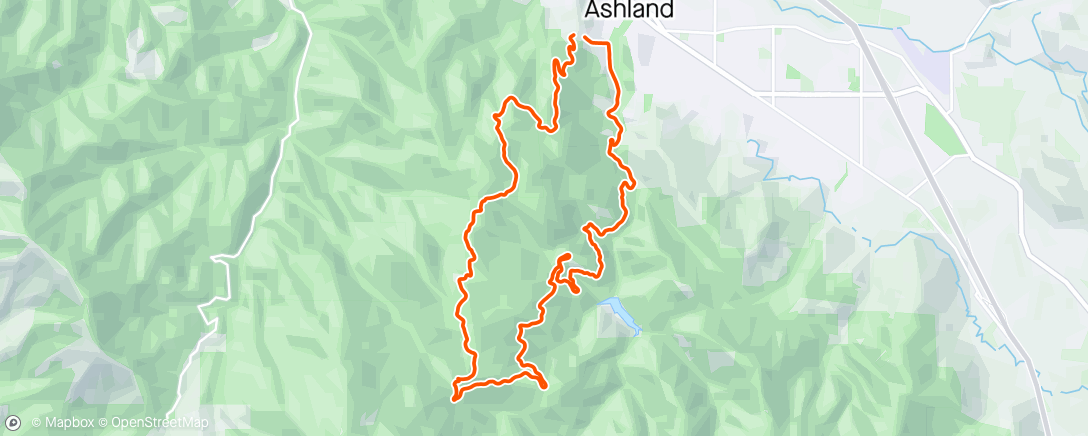 Map of the activity, Horn Gap-No Candies loop
