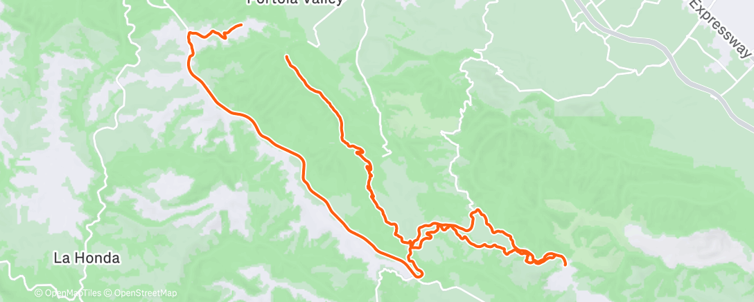 Map of the activity, Montebello ❤️
