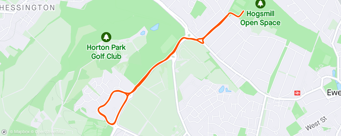 Map of the activity, Last trot before sunday😬