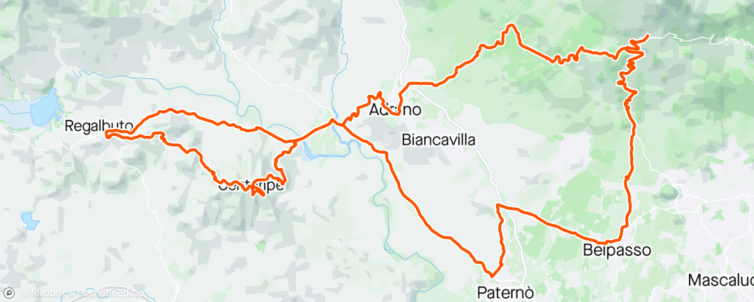 Map of the activity, Etna #5