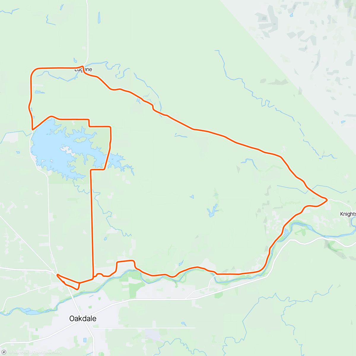 Map of the activity, Monday Cheese Factory loop
