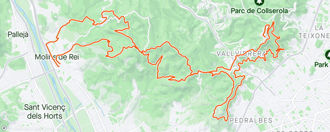 「Bicicleta de gravilla matutina」活動的地圖