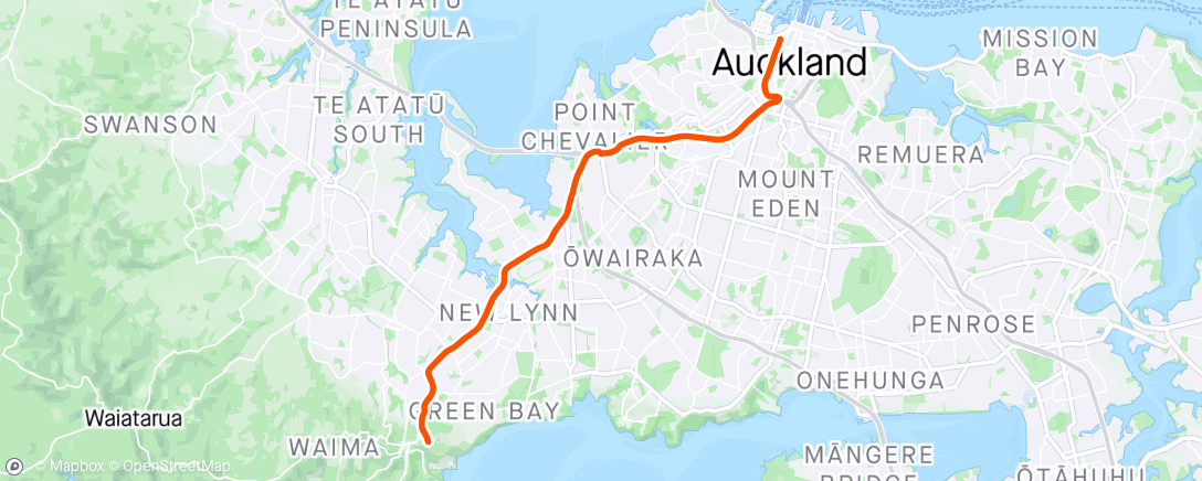 Map of the activity, Commute