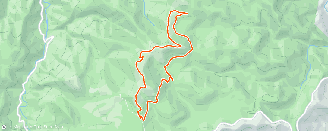 Map of the activity, Black balsam w/Joe