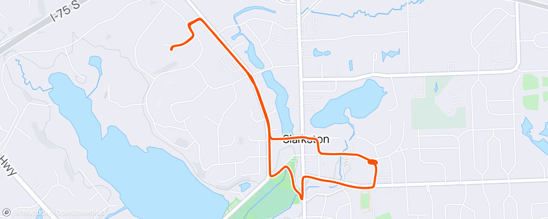 Map of the activity, Ride with Cam