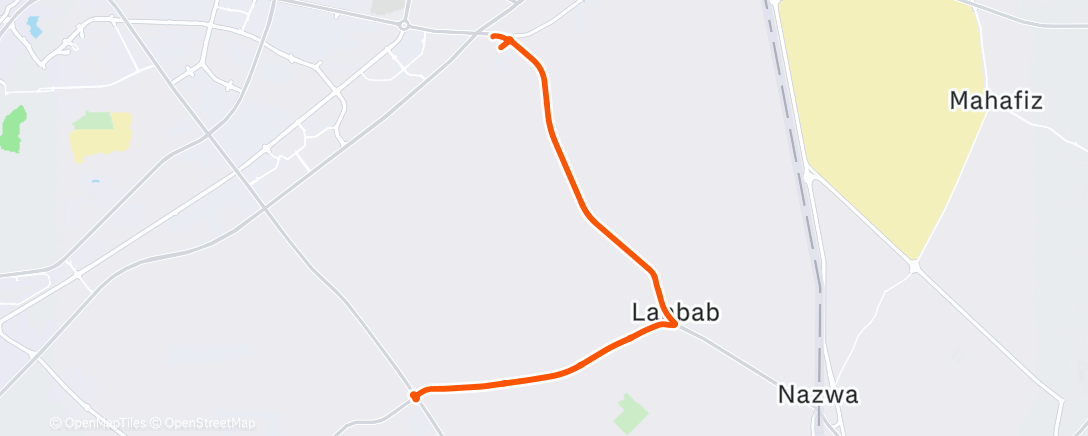 Map of the activity, Morning Ride