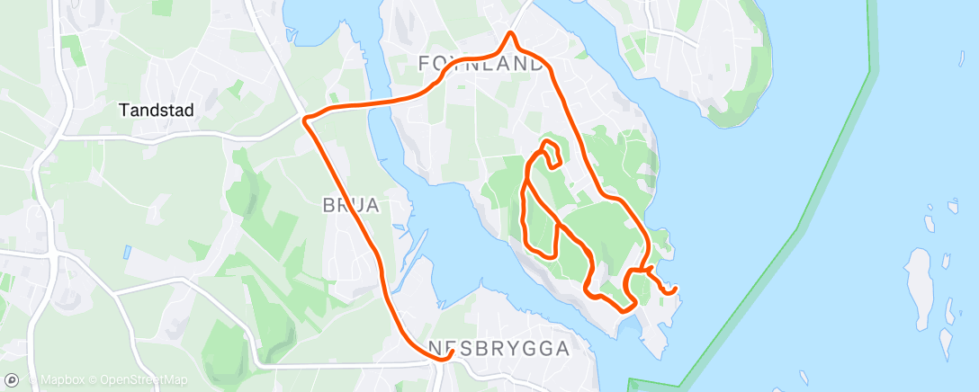 Map of the activity, Afternoon Ride