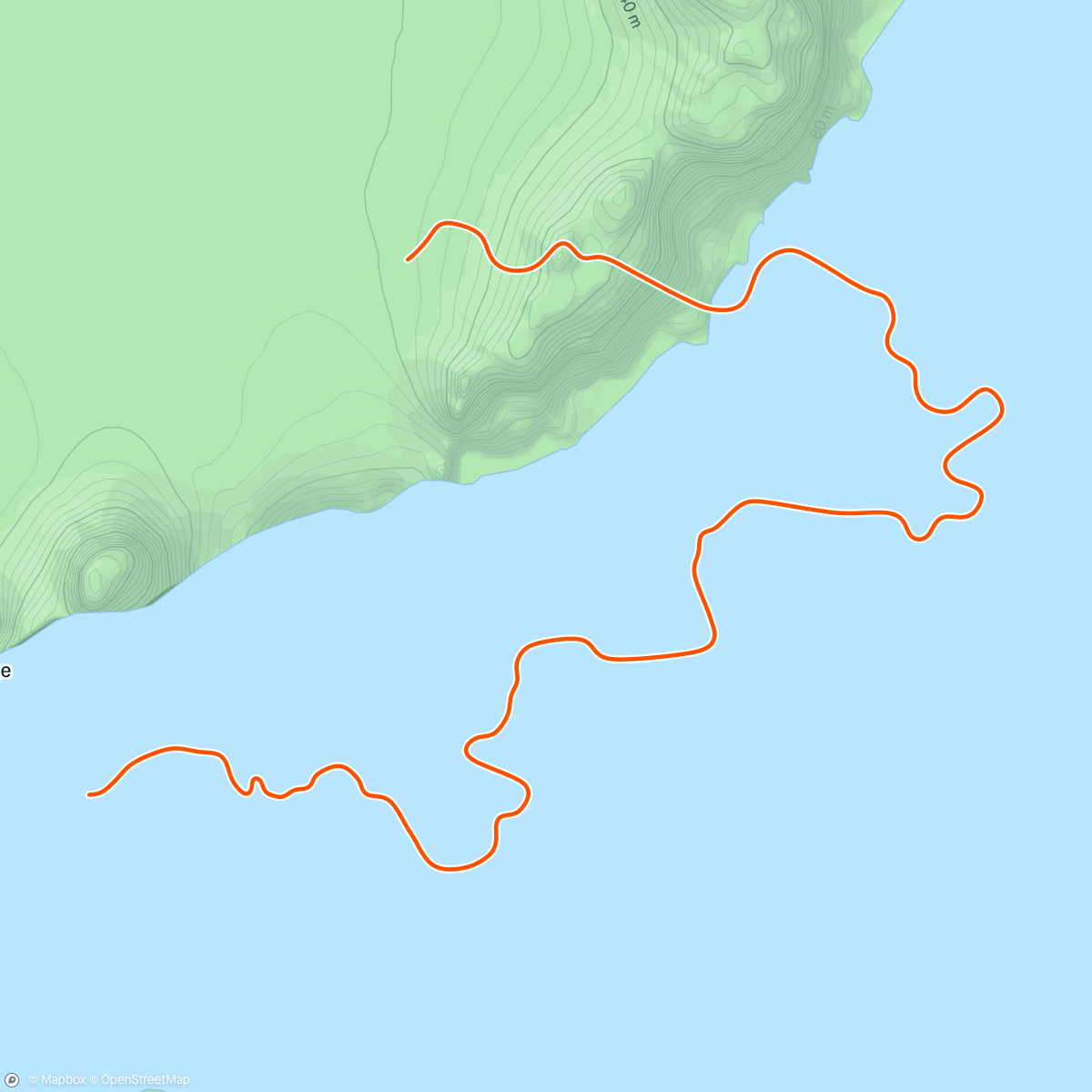 Map of the activity, Pre run quick spin