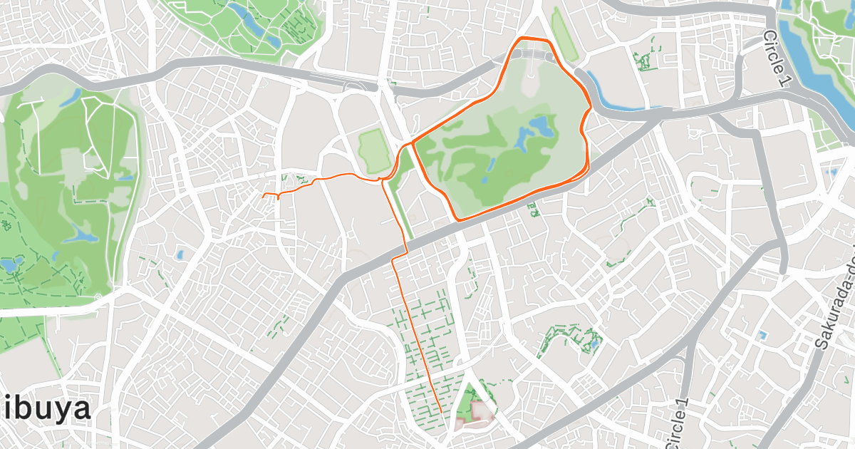 赤坂御所5周 | Strava