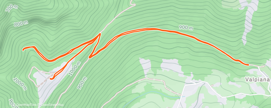Map of the activity, Camminata mattutinaper.  Festeggiar e. Il natale