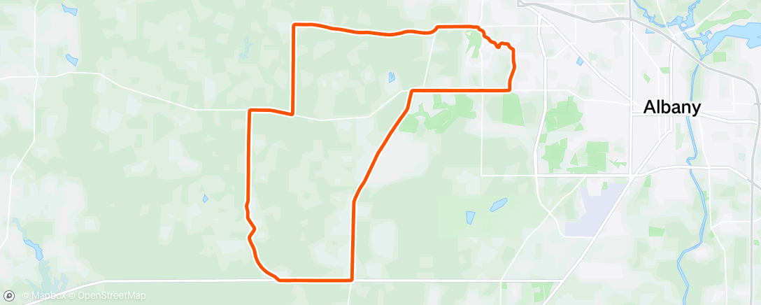 Map of the activity, Morning Ride