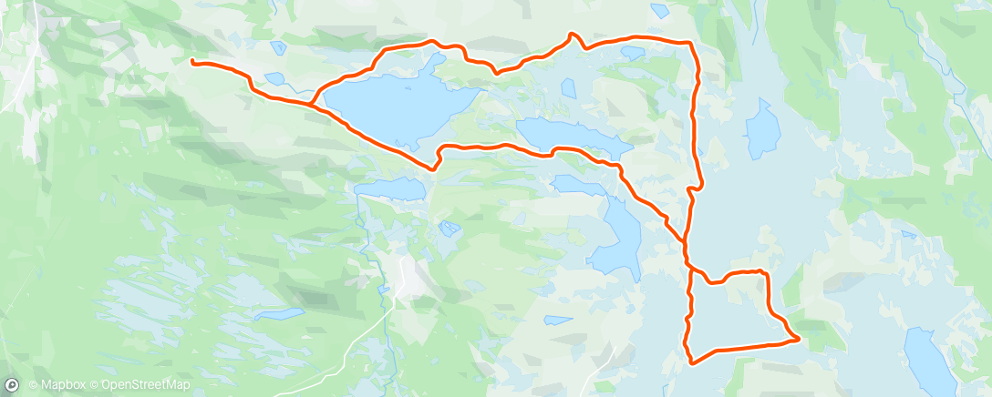 Map of the activity, Påske-skate på strøkne forhold og gløtt av ☀️
