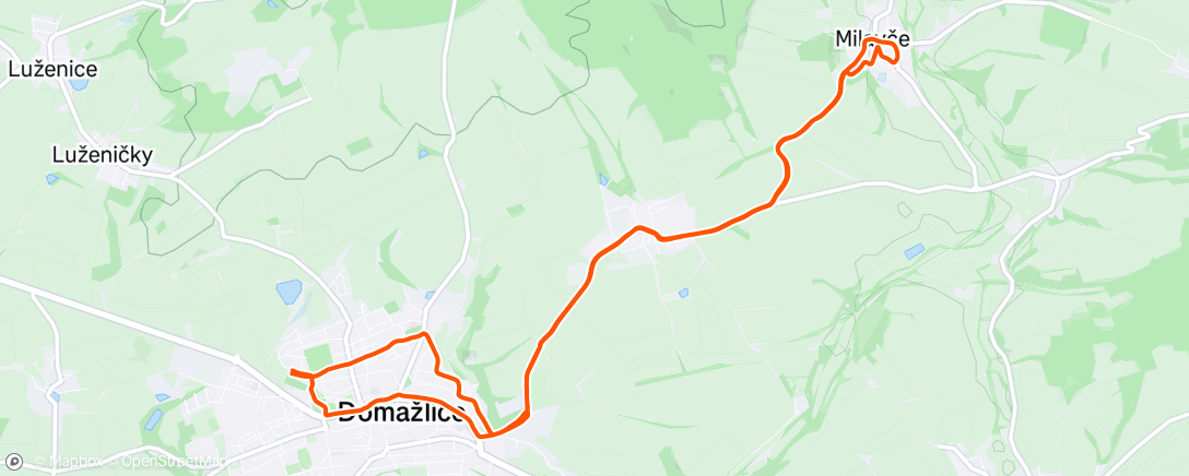 Map of the activity, Koloběžka pro vodu