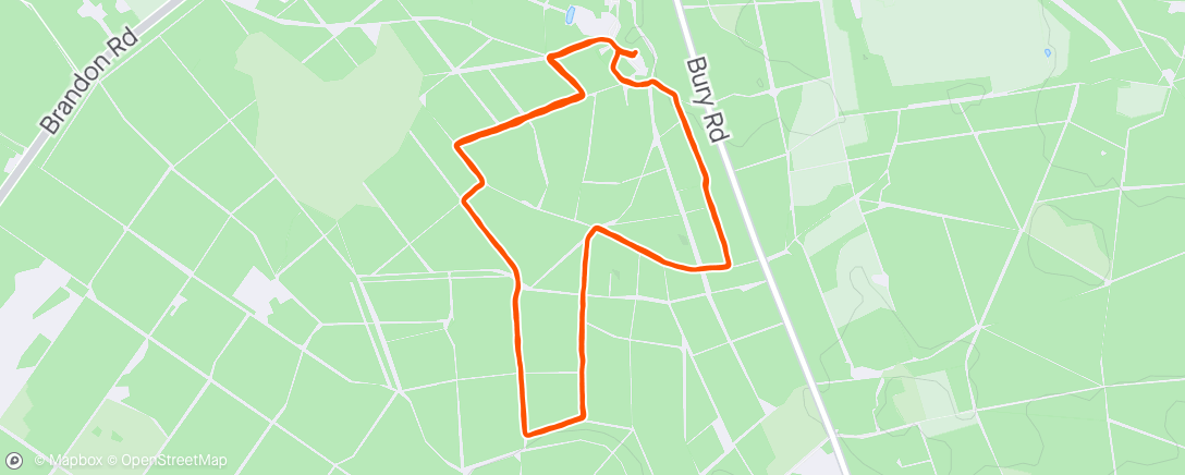 Map of the activity, 100th Half Marathon