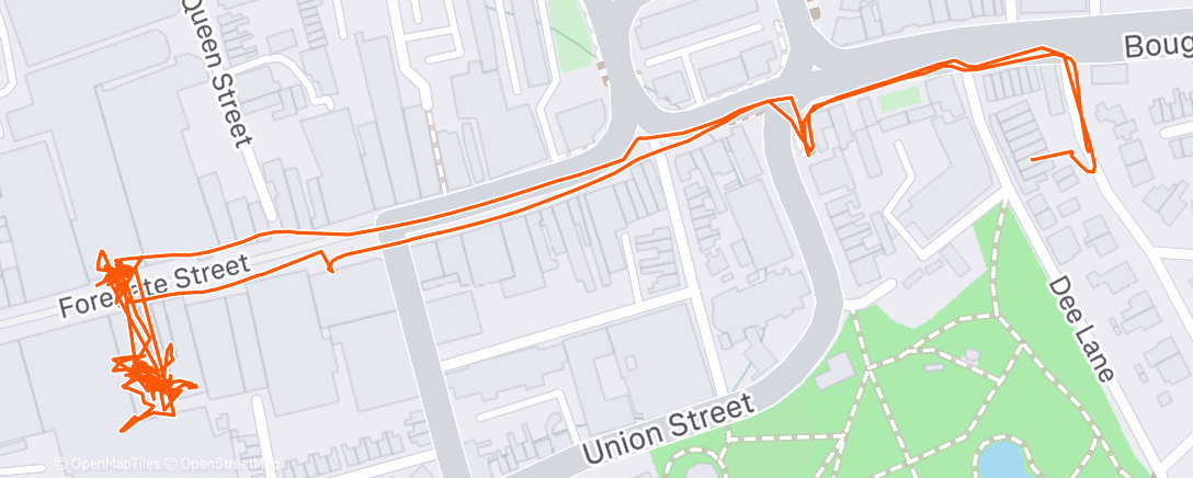 Карта физической активности (Afternoon Walk)