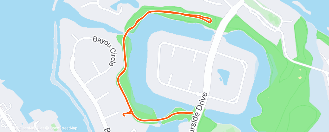 Map of the activity, Afternoon Walk