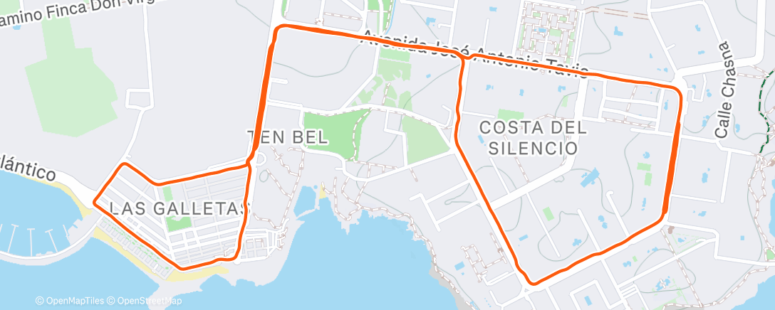 Map of the activity, Activación k42