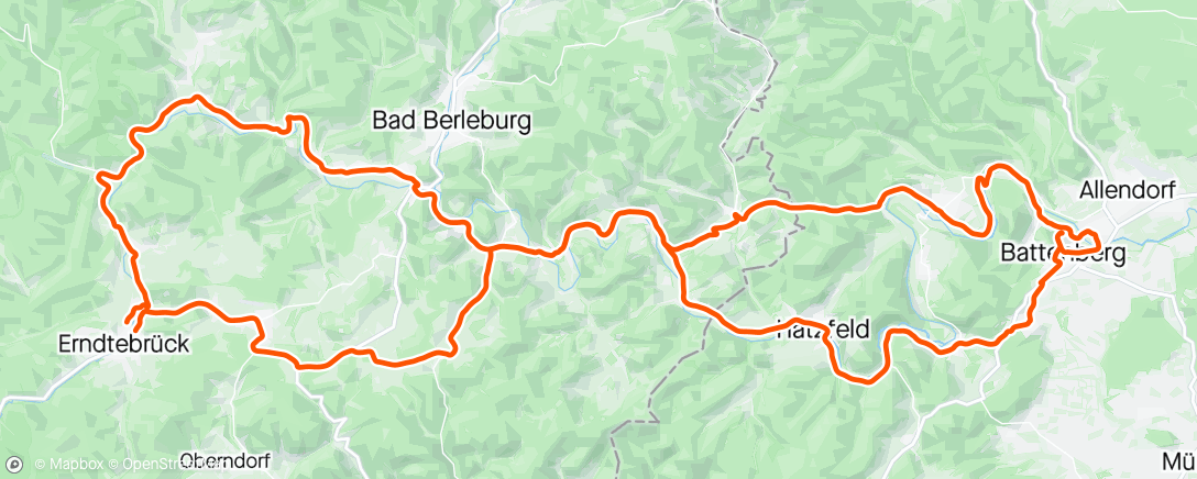 Mapa da atividade, Battenberg