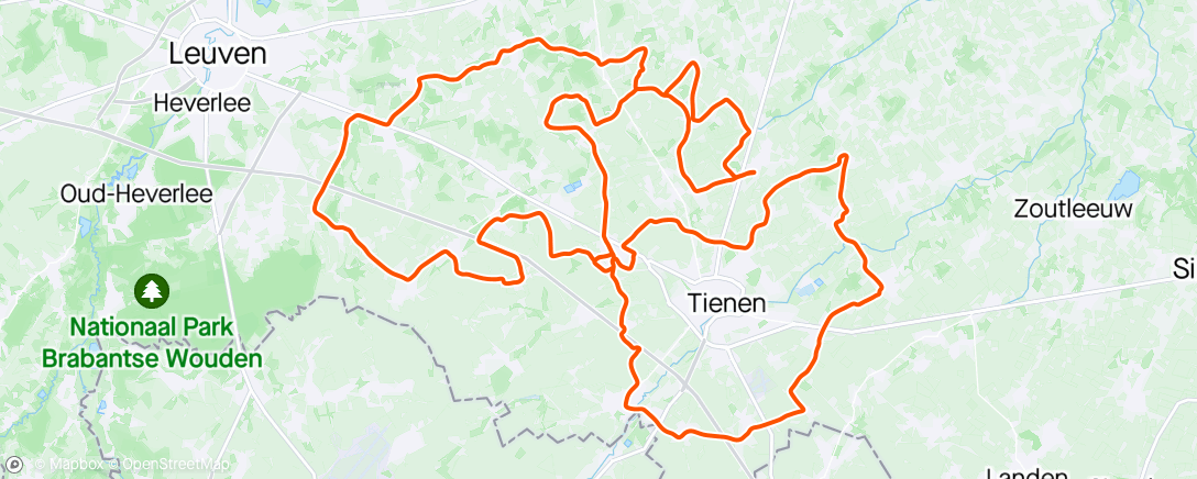 Map of the activity, Flandrien weer
