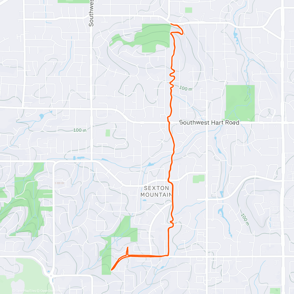 Map of the activity, Westside Regional with my kiddo