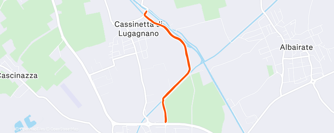 Map of the activity, Prova caviglia 1