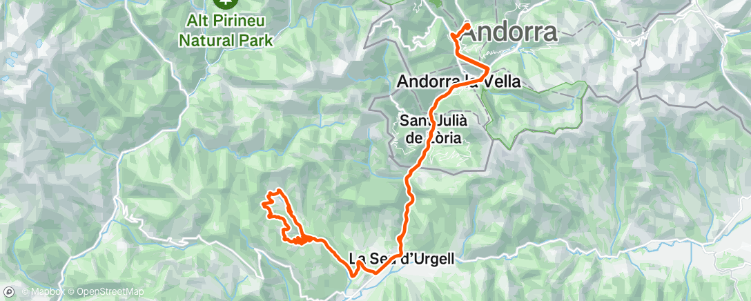 Map of the activity, Morning Ride