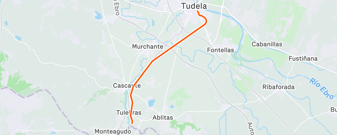 Карта физической активности (Carrera de mañana)