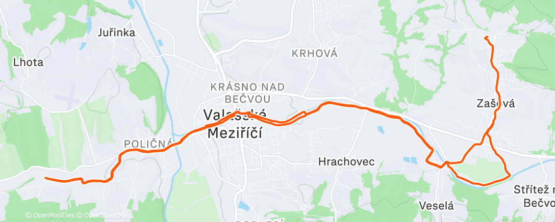 Карта физической активности (Morning Run)