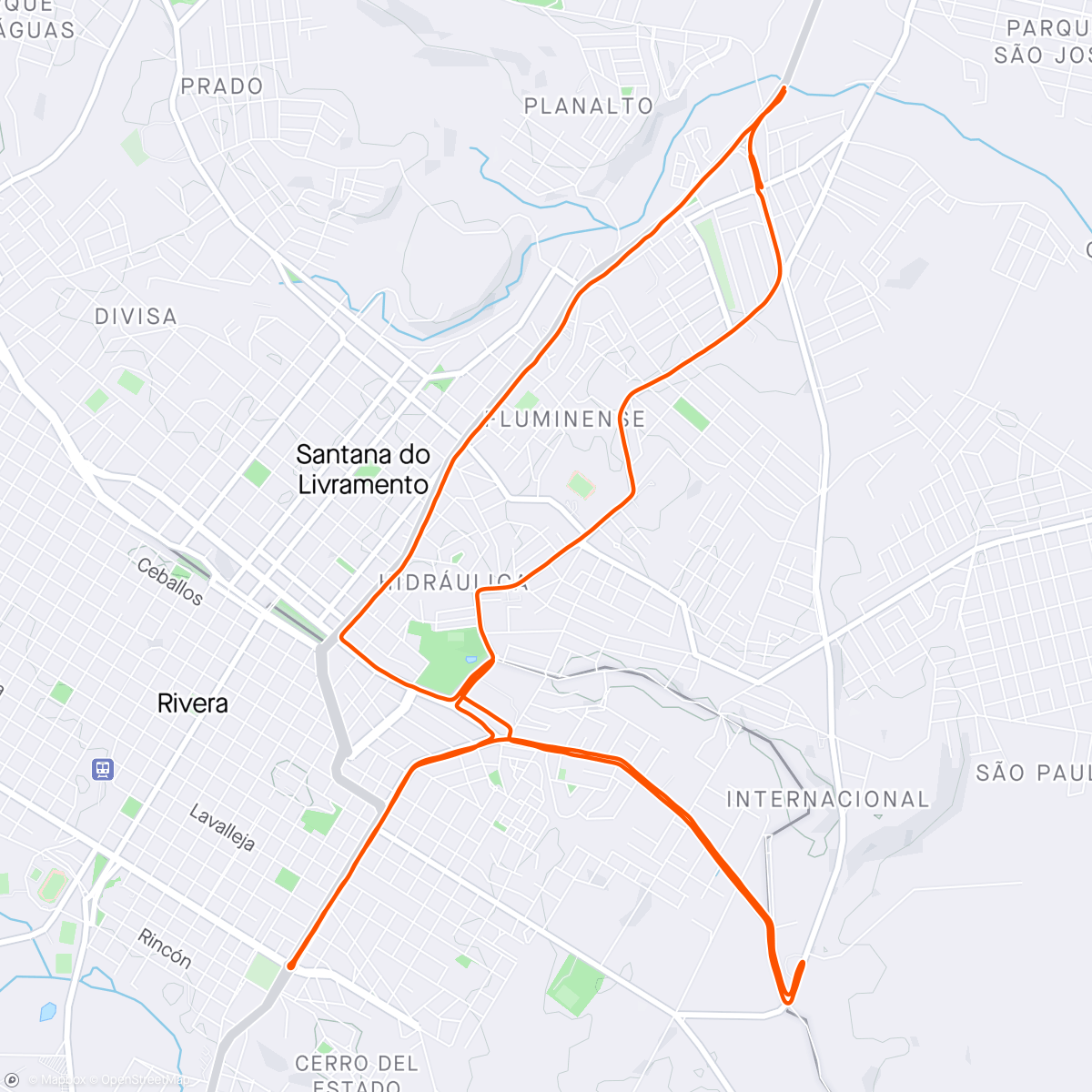 Map of the activity, Morning Run ⛩️🥷