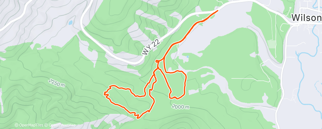 Карта физической активности (Snow trudging)