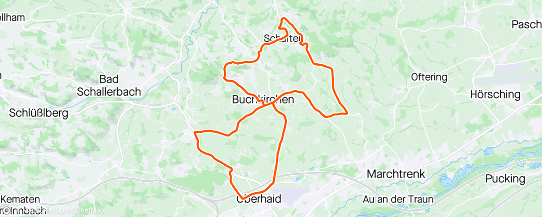 Map of the activity, Kirschblütenrennen