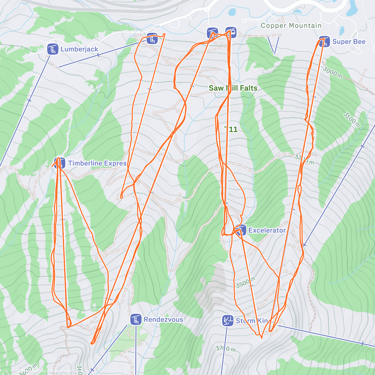 Map of the activity, Copper Christmas 🎅