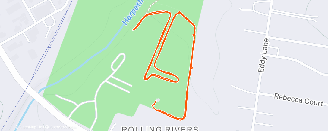 Map of the activity, Lunch Walk