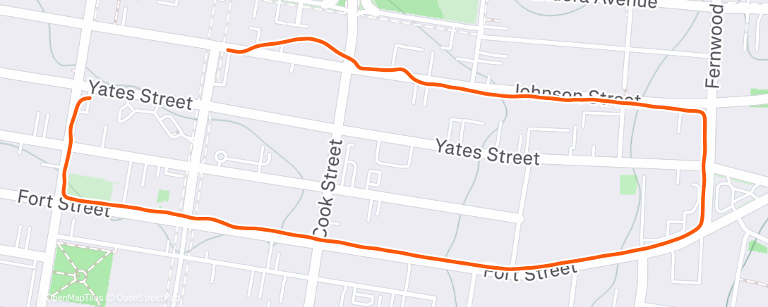 Map of the activity, Micro jog