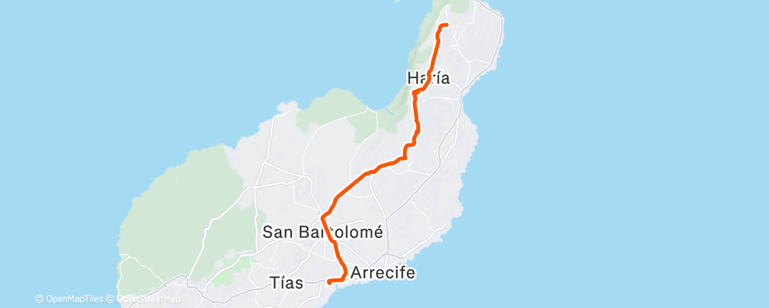 Map of the activity, Sortie vélo dans l'après-midi