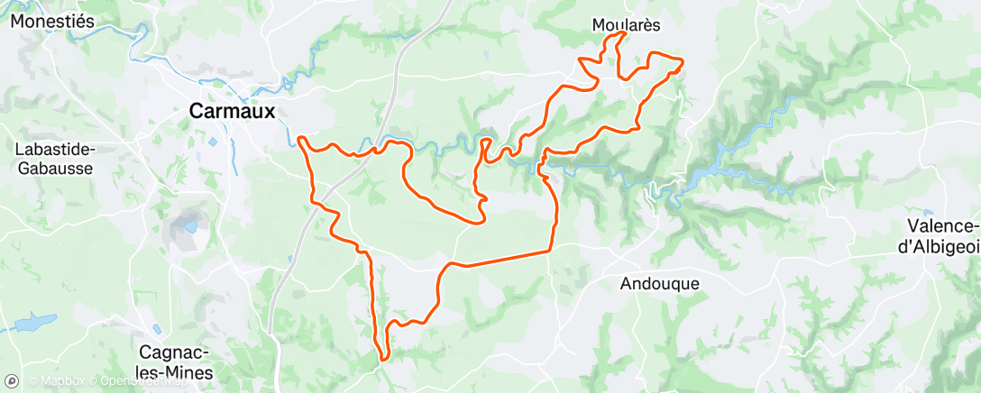 Carte de l'activité