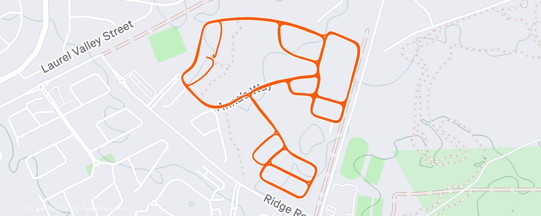 Map of the activity, Morning Ride