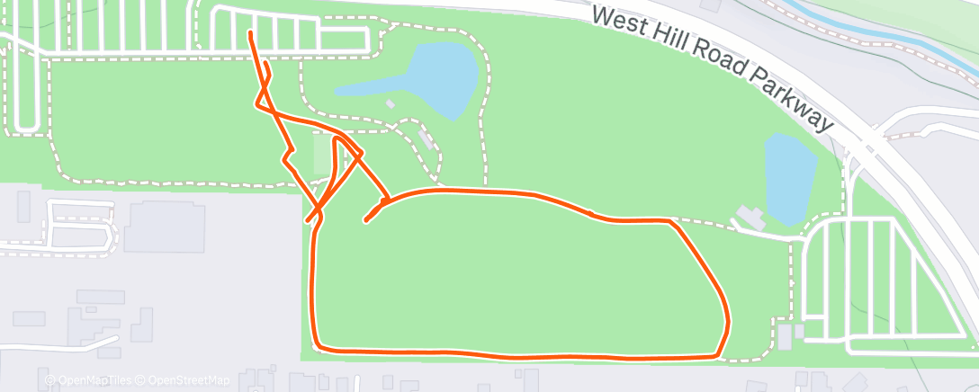 Map of the activity, Morning Walk