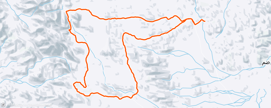 Map of the activity, Morning Mountain Bike Ride