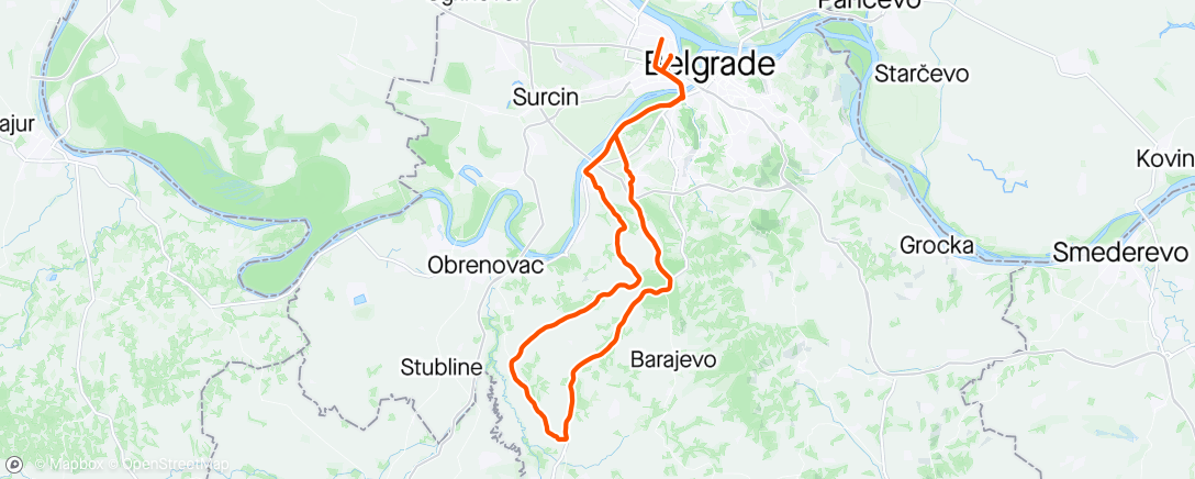 Map of the activity, Добро јутро, Степојевац...